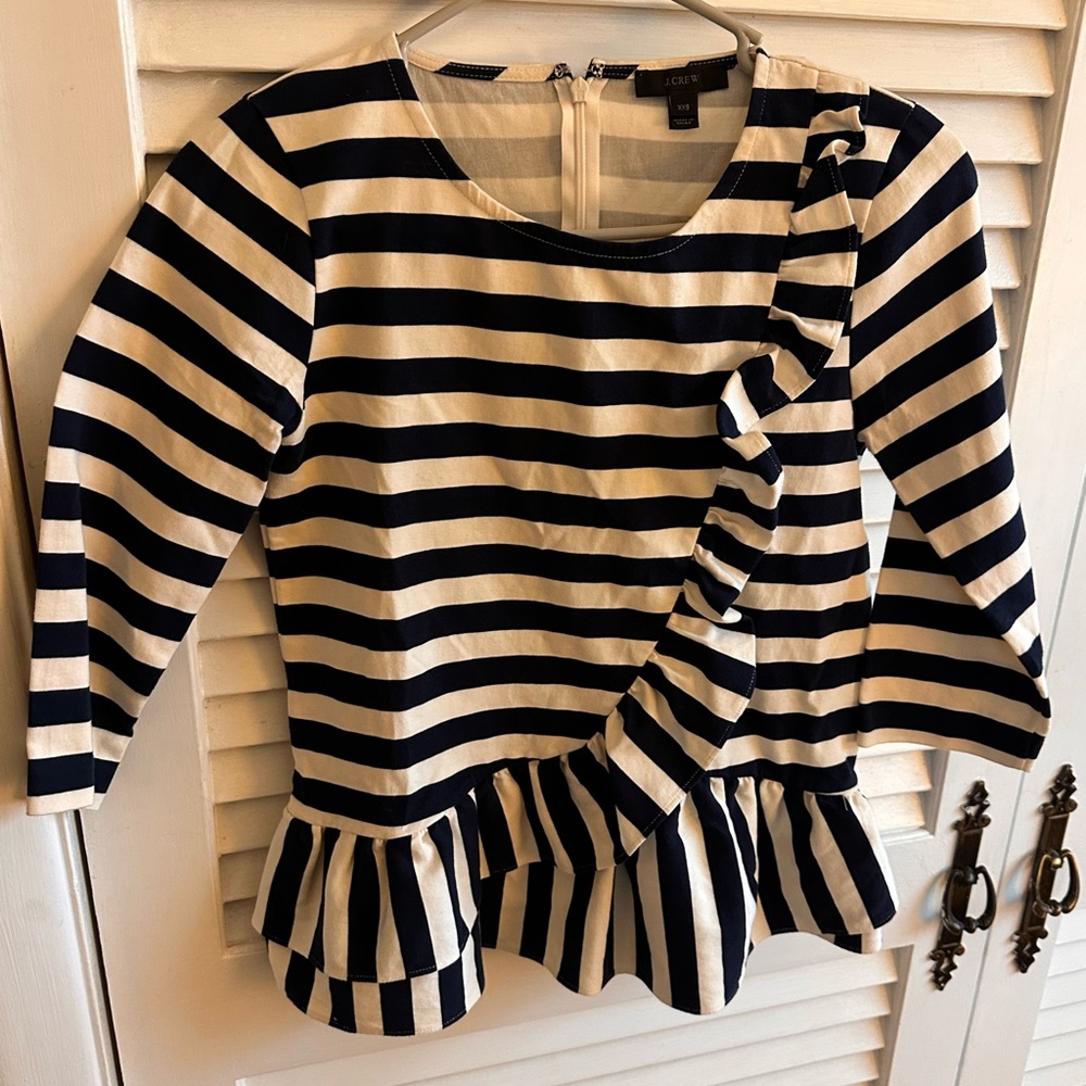 J. Crew Striped Top Size XXS